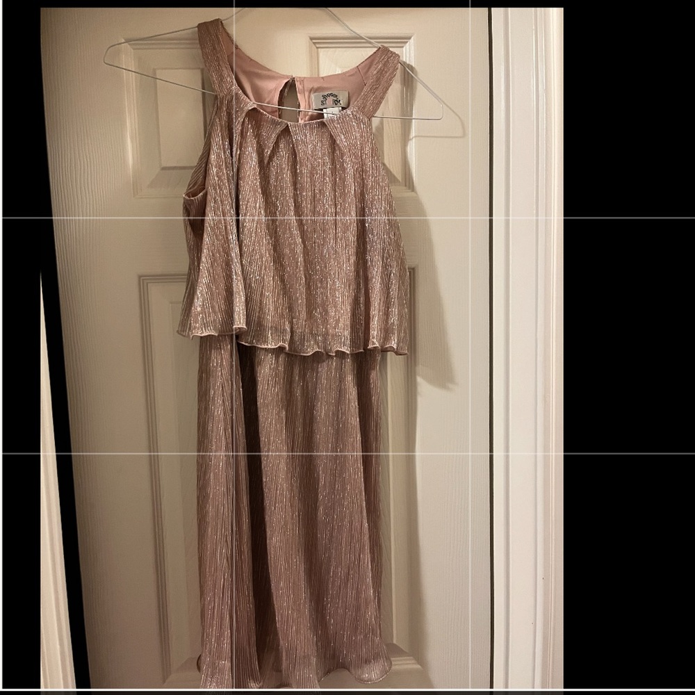 Champagne Colored Short Dress 🍾